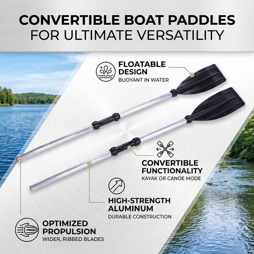 2pcs boat paddles canoe - 2pcs, oar