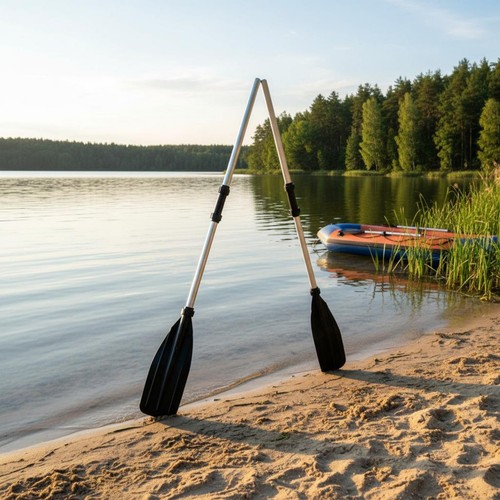 Pieces inflatable boat oars - 2,