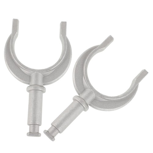 Silver aluminum oar lock for - silver,