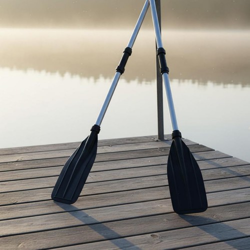 Pieces inflatable boat - inflatable, oars