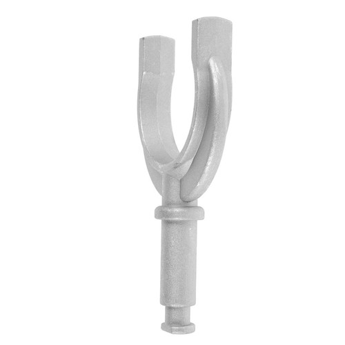Silver aluminum oar lock - aluminum,